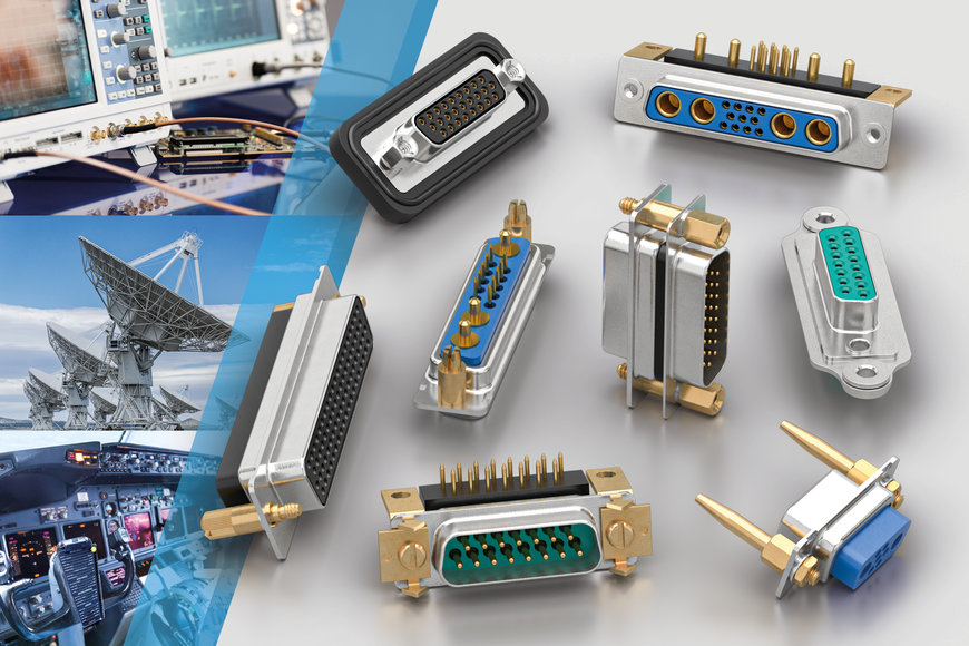 Wide Range of Positronic industry standard D-Sub high reliability connectors for Military, Aerospace and Industrial applications available from Lane Electronics